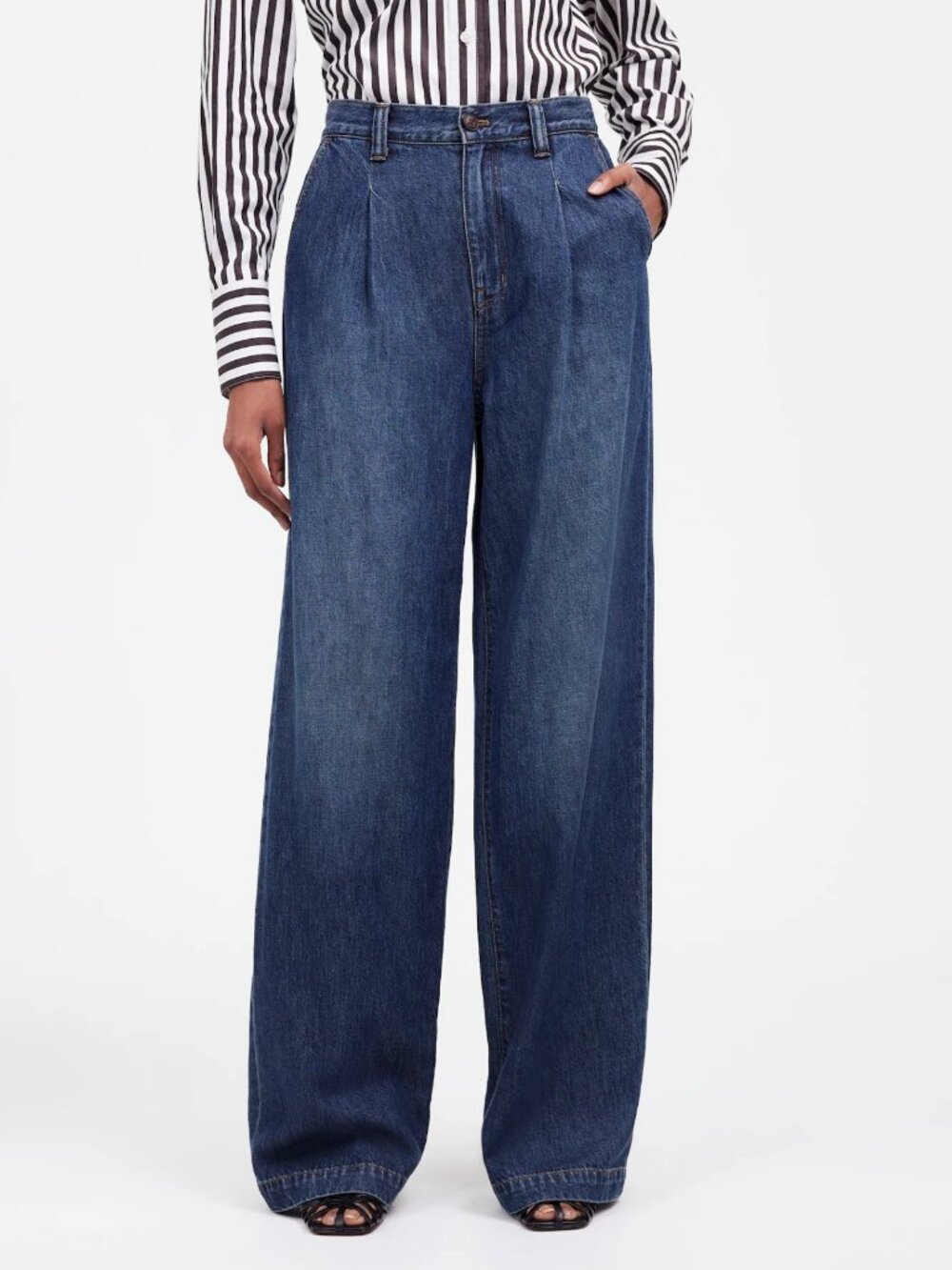 Madewell Tall Harlow Wide-Leg Jean in Fieldale Wash
